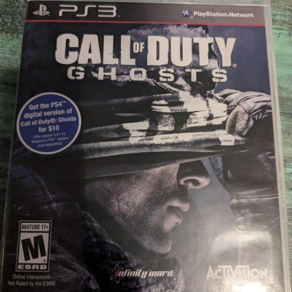 Ps3 Call of Duty Ghosts Game